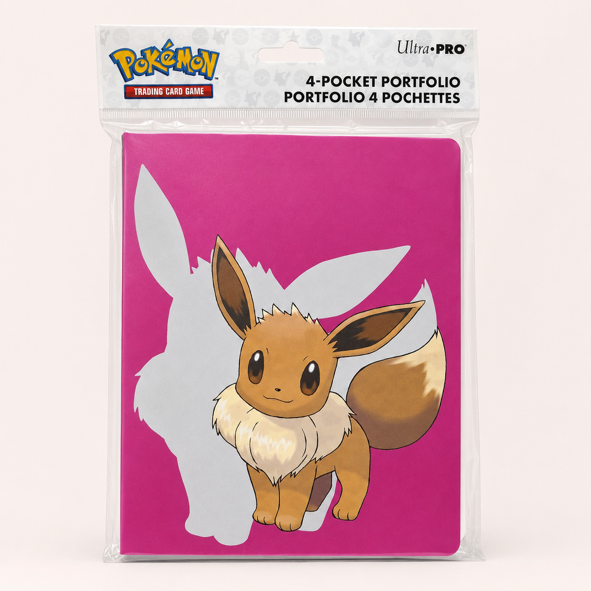 Pokémon Binder Eevee Roze  40 enkele 80 dubbele kaarten