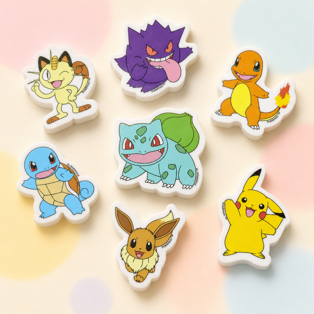 1 stuks Pokémon Gum Random karakter  ±4-5cm Beperkte voorraad