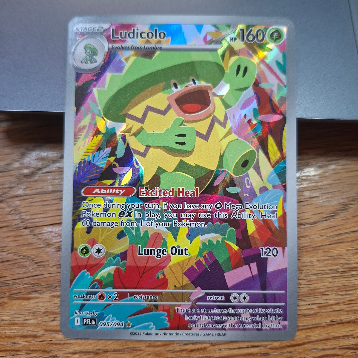 Ludicolo Mega Evolutions: Phantasmal Flames 095/094 (Secret Rare)