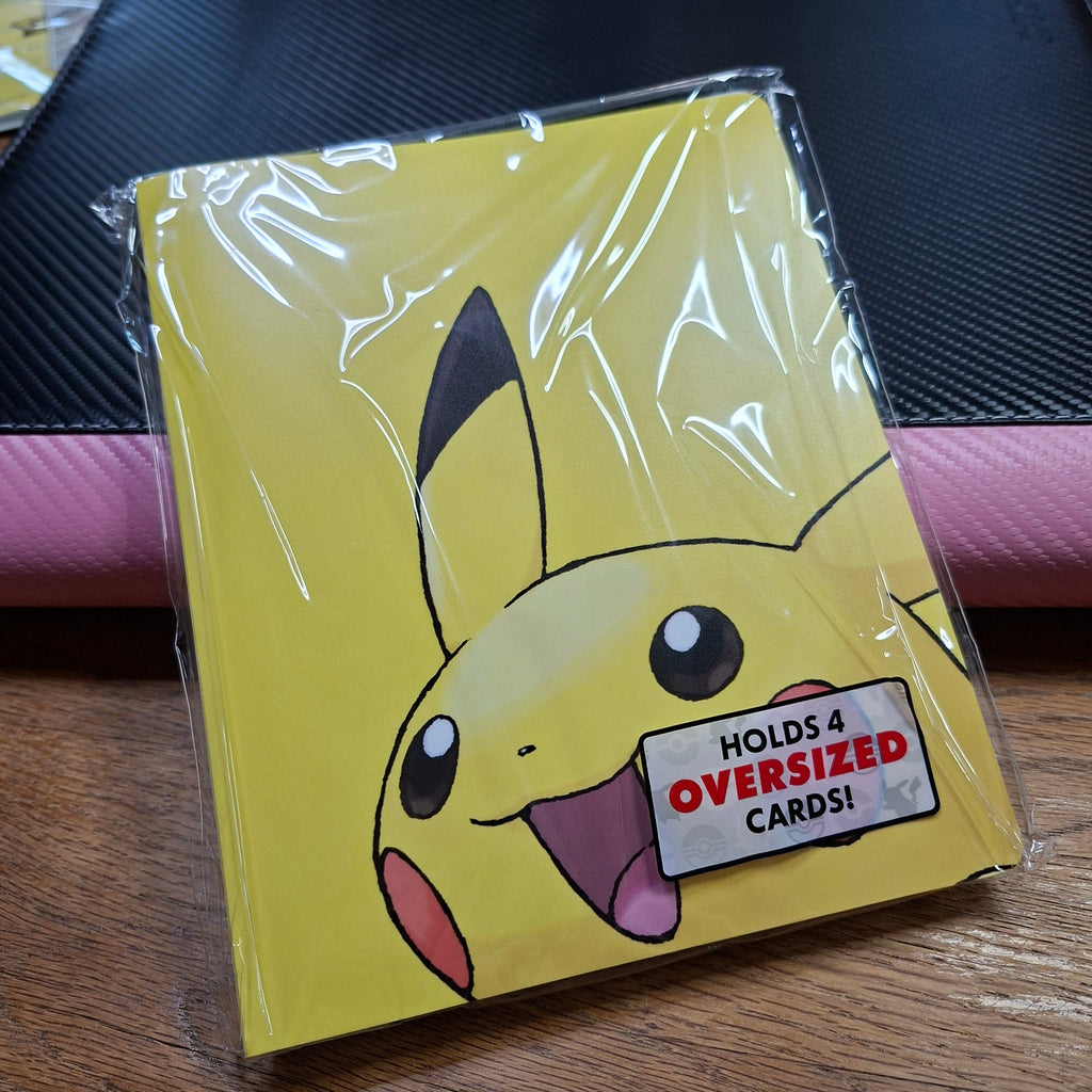 Pokémon Binder Pikachu Geel 40 enkele  80 dubbele kaarten