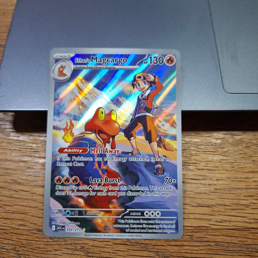 Ethan's Magcargo Mega Evolution: Ascended Heroes 222/217 (Secret Rare)