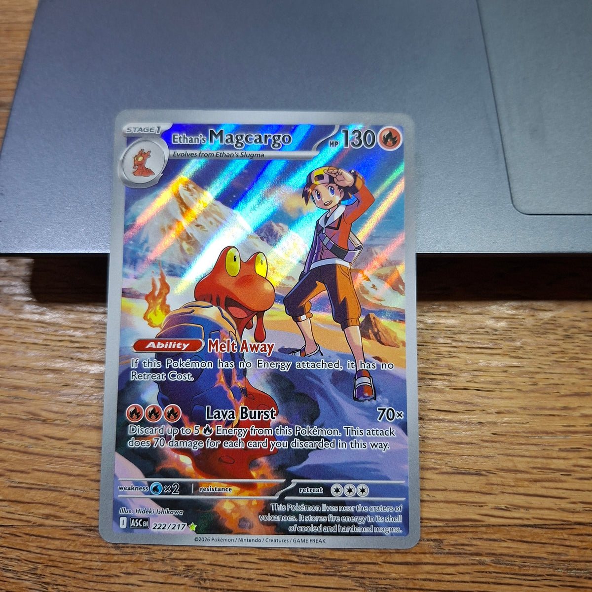 Ethan's Magcargo Mega Evolution: Ascended Heroes 222/217 (Secret Rare)